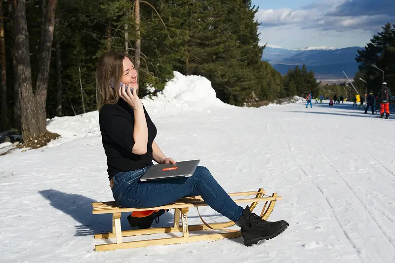 How Remote Workers Structure a Ski + Work Day