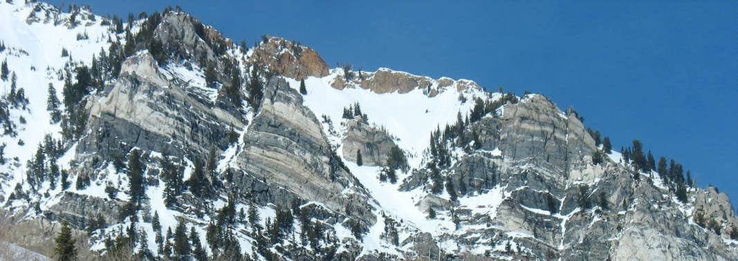 Hellgate Cliffs in Little Cottonwood Canyon